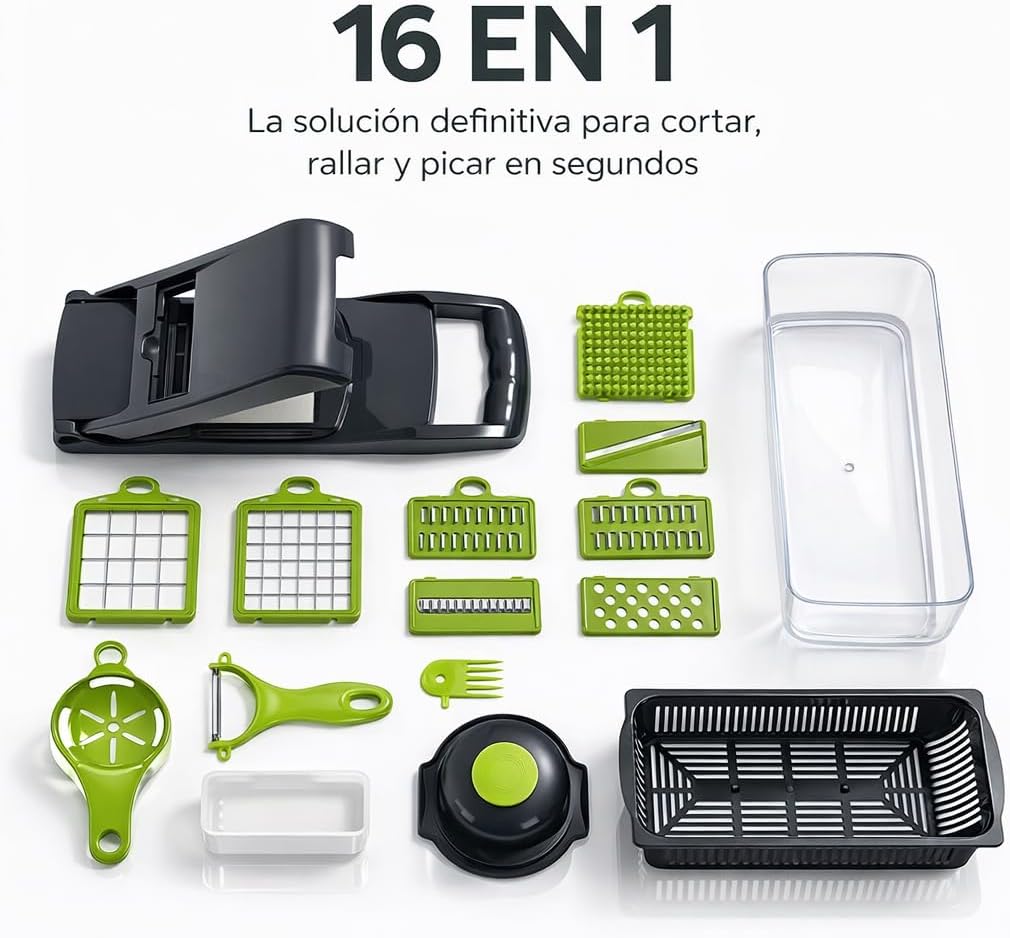 ChefCut 16 en 1™ – Rebanadora Multifuncional